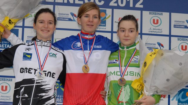 Championnat de France juniors dames de cyclo-cross  Quelneuc - Dimanche 8 janvier 2012
