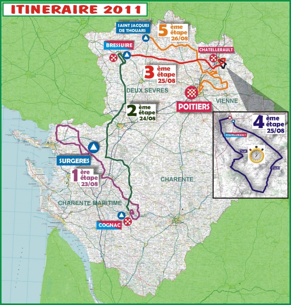 Le Tour Poitou-Charentes 2011 dvoil