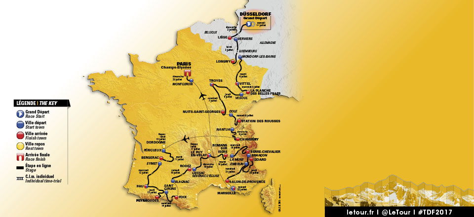 Tour de France 2017: sans la Bretagne