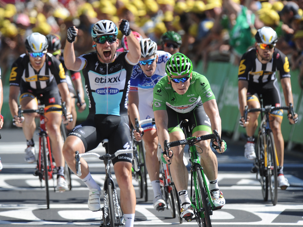 Tour de France 2015 : le Cav l'emportait en Bretagne
