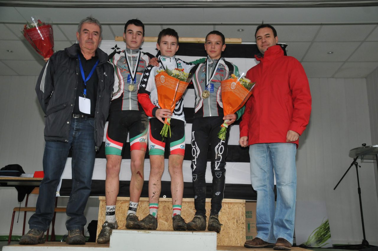 Retro 2013 Bretagne Cyclo cross : tripl carhaisien en minimes 