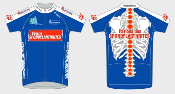 Team Spondylarthrites: un nouveau maillot en 2015