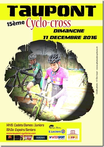 15e cyclo-cross de Taupont: c'est dimanche
