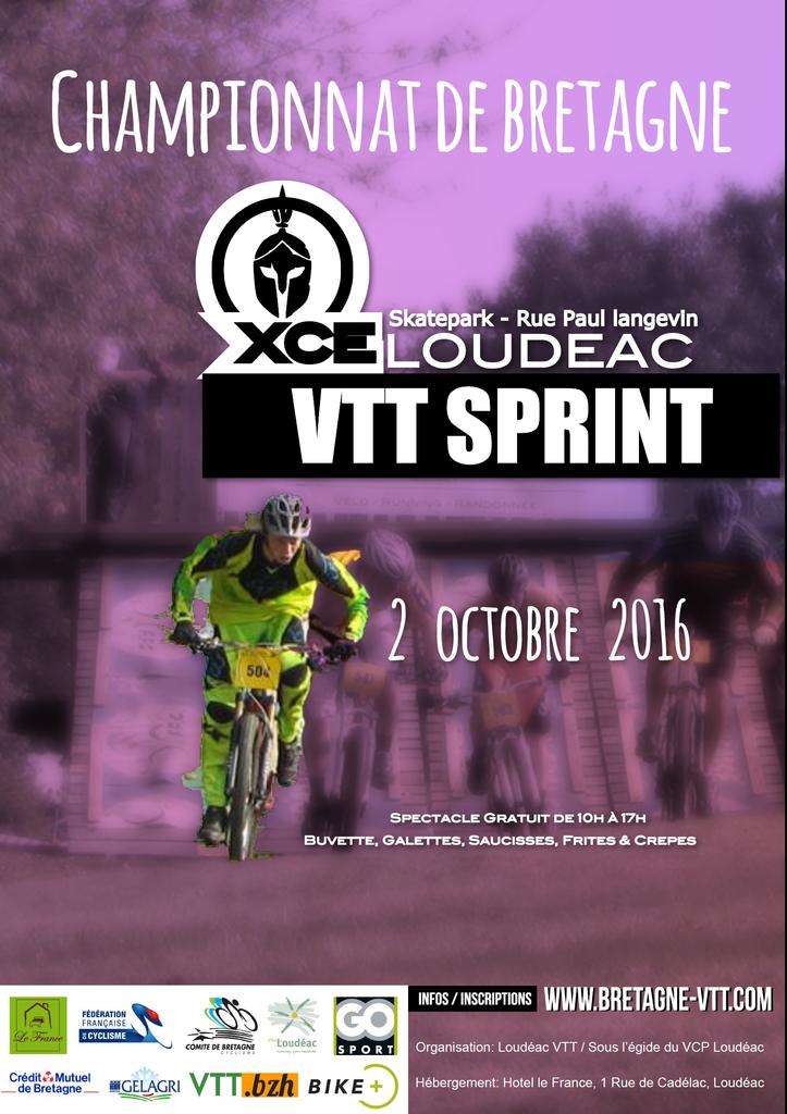 Loudac (22): Bretagne VTT  XC Eliminator, les engags