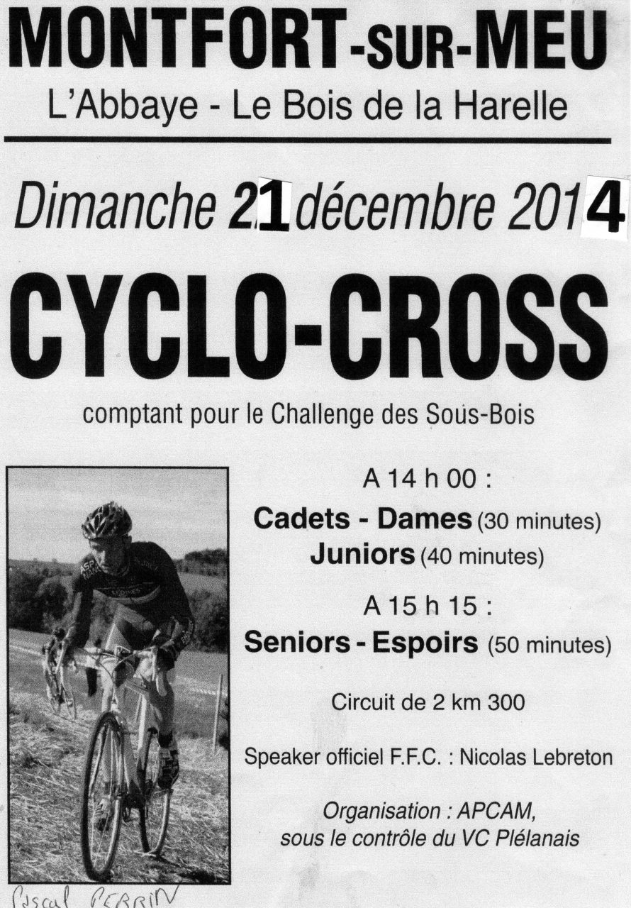 Cyclo-Cross de Montfort-sur-Meu (35) dimanche
