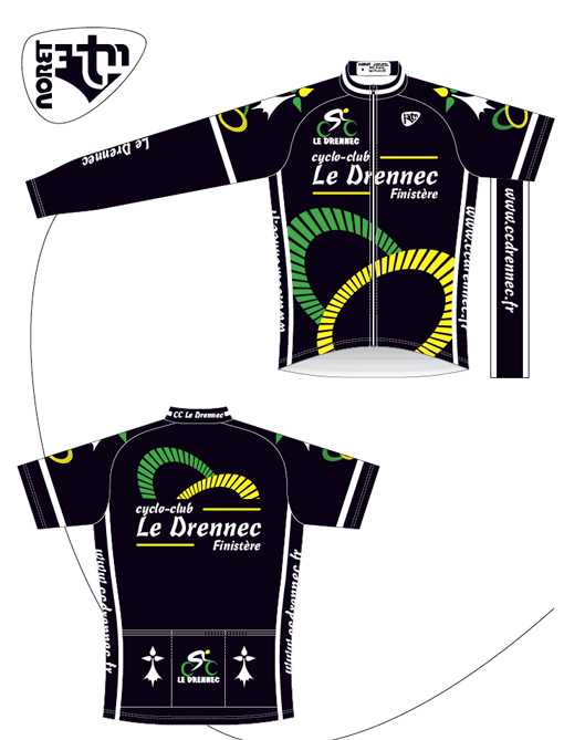 Un nouveau maillot pour les cyclos du Drennec