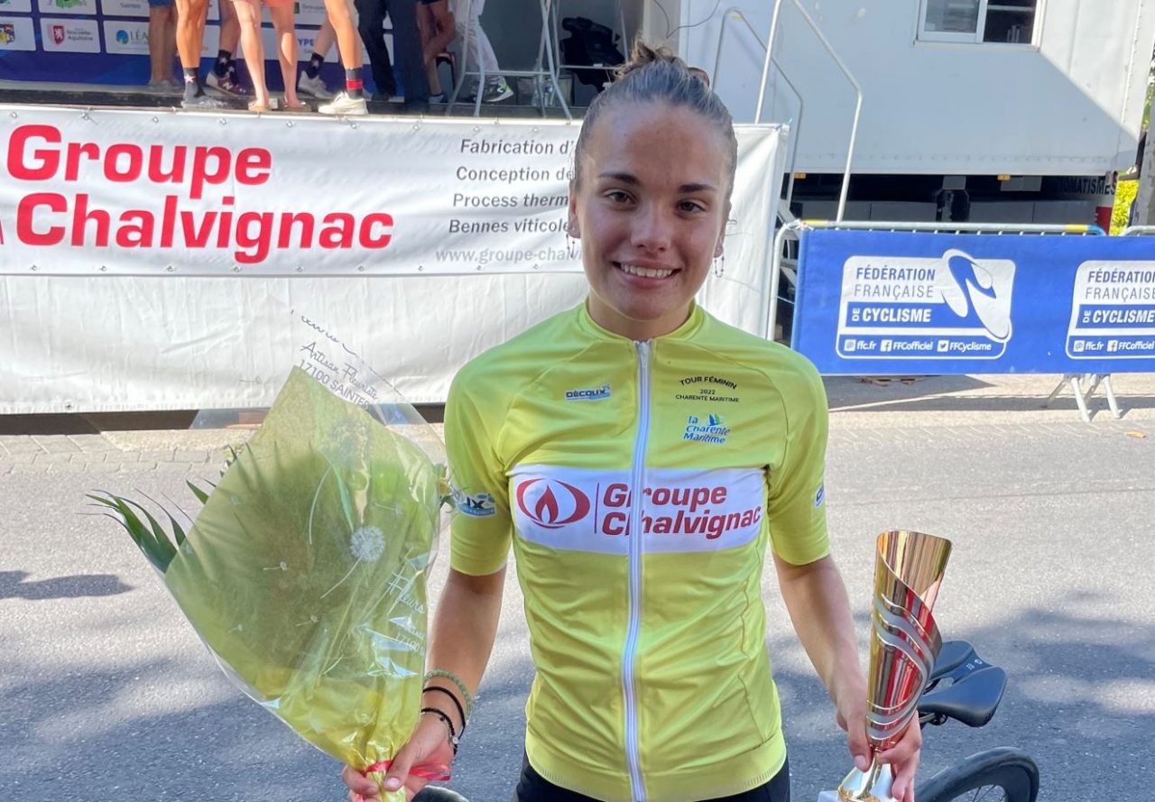 Tour de Charente Maritime Fminin: Titia Ryo sur le podium