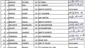Pass'Cyclisme  Lamnay (72) : Classements