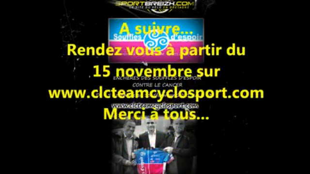 Prsentation de la vente aux enchres du Team CLC