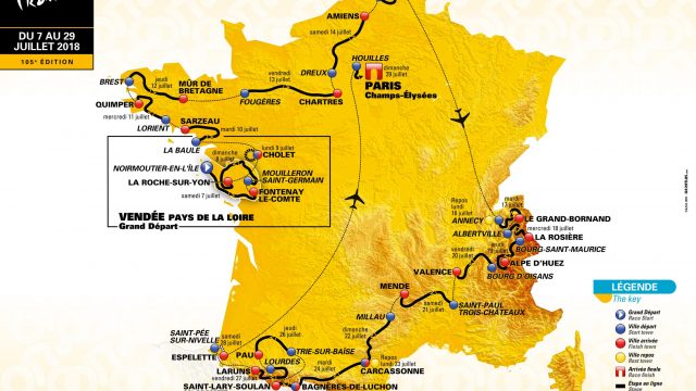 Tour de France 2018: en passant par la Bretagne