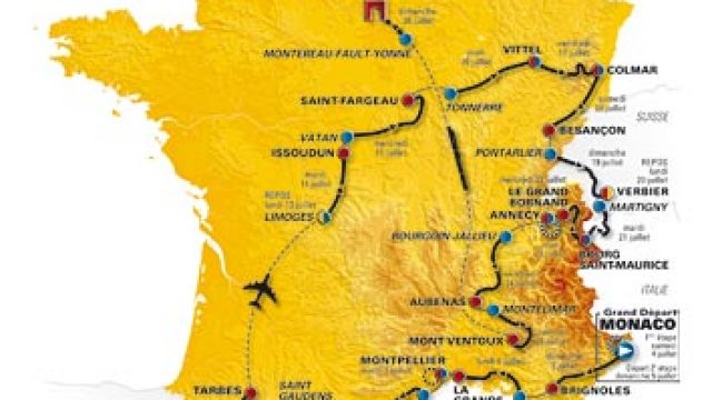 Tour de France 2009 : le parcours