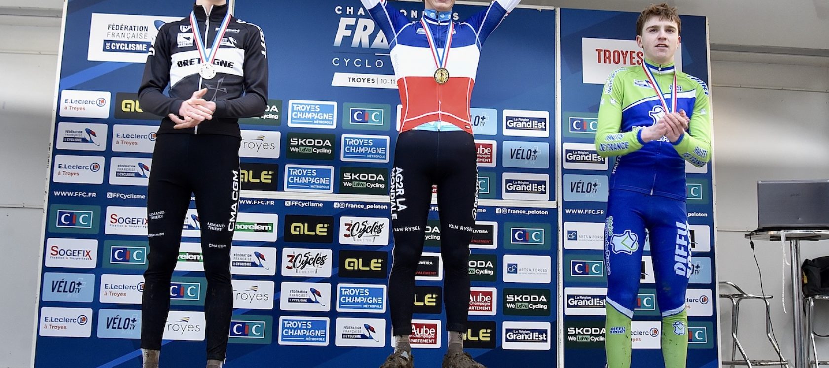 Championnats de France de cyclo-cross U 19 (H et F) : Deux podiums pour les Bretons