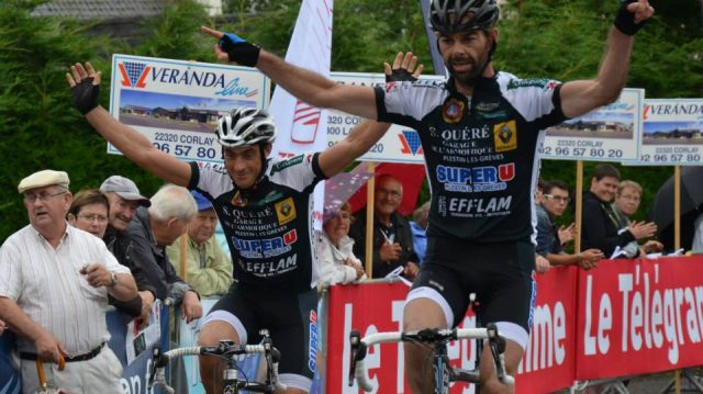 Pass'Cyclisme  Plouray (56) : Morin et Tabaric.