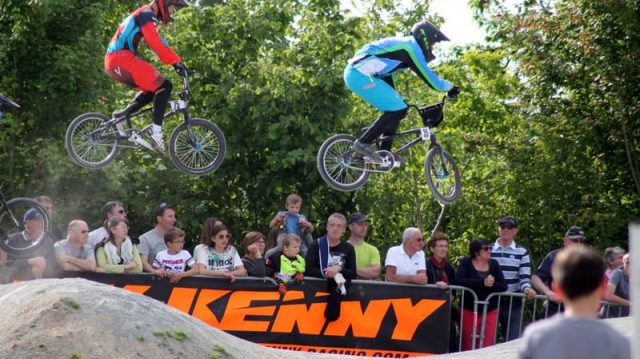 Hennebont (56): inauguration de la piste de BMX,le 30 Mai