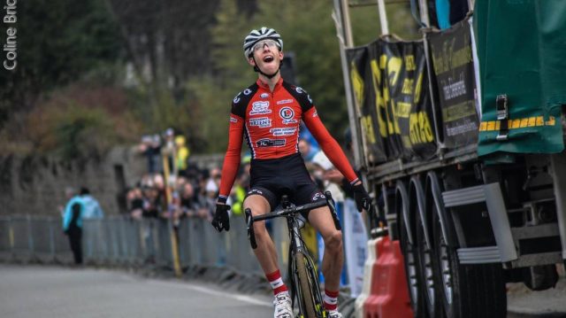 Laurance en cadet / Chtelaudren: championnats de Bretagne de cyclo-cross