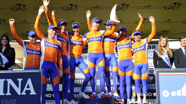 Tirreno-Adriatico : Boom et Rabobank les plus rapides dans le chrono