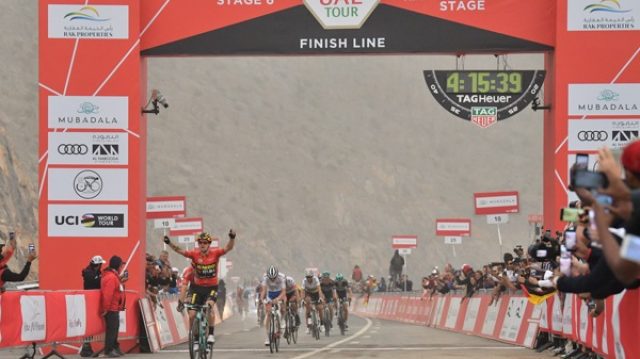 Tour des mirats Arabes Unis #6 : Gaudu 3 me, l'tape pour Roglic 