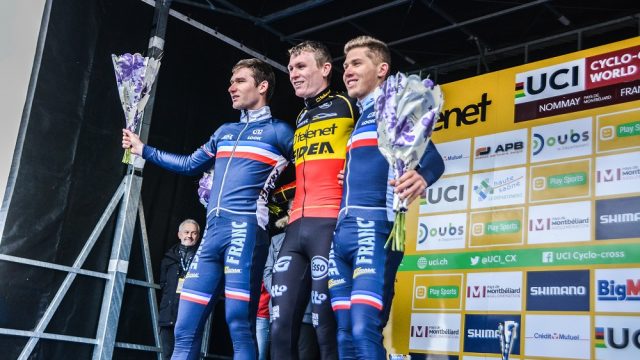 Coupe du Monde CX Espoirs : Gras 2me / Benoist 6me 