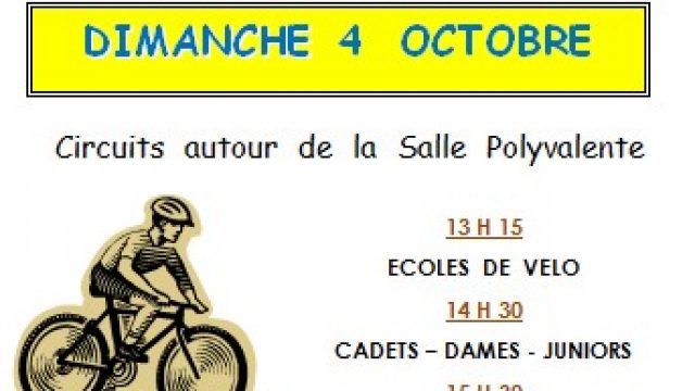 13 me cyclo cross de Quistinic : ce dimanche 4 octobre