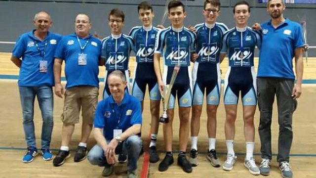 Coupe de France Piste Cadets des Comits Dpartementaux: le 56 en bronze