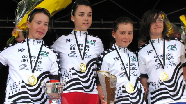 Bretagne Dames  Loudac : Les titres pour Le Bris, Grard, Terrom et Cordon 