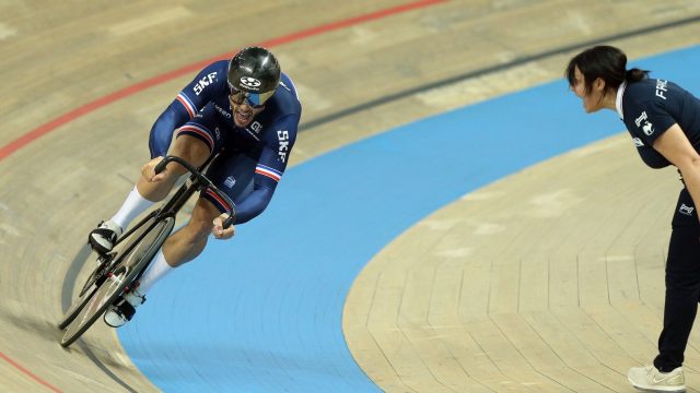 Mondiaux sur piste : Lafargue champion  du Monde du km/ D’Almeida en bronze 