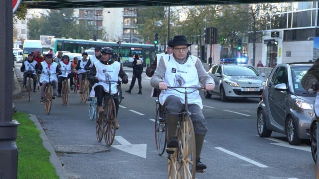 Paris - Rouen  vlocipde: ils sont sur la route