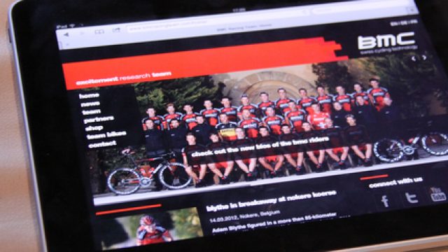 Le BMC Racing Team Lance Son Nouveau Site Internet