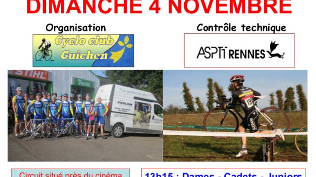 Le cyclo-cross fait son retour  Guichen !