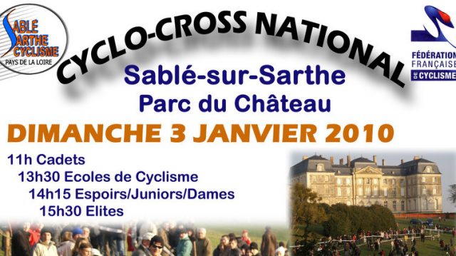 Cyclo-Cross National de Sabl-sur-Sarthe le 3 janvier 