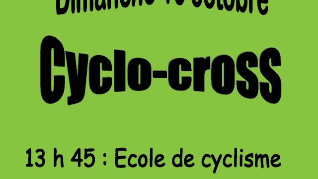 Ploemel (56) : cyclo-cross ce dimanche