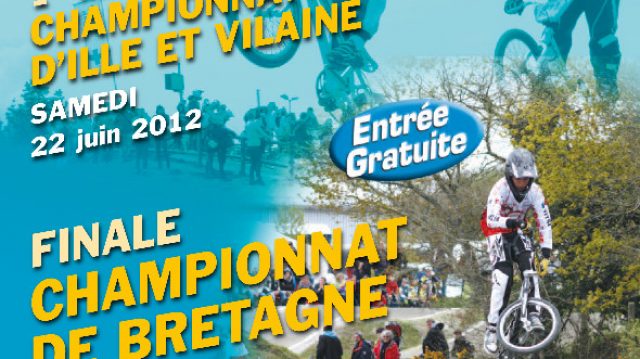 Finale du Championnat de Bretagne BMX  Vitr (35) dimanche