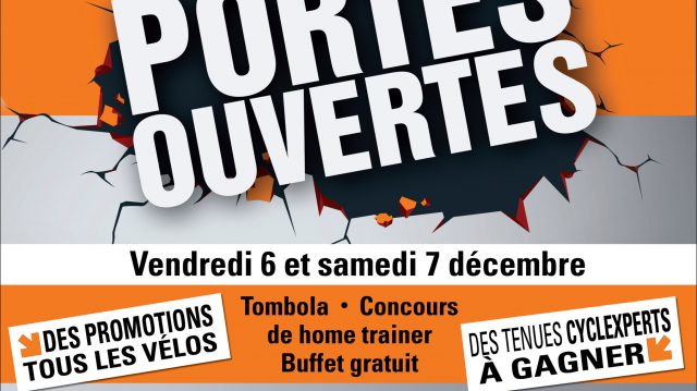 Cyclexperts  portes ouvertes ce week end .