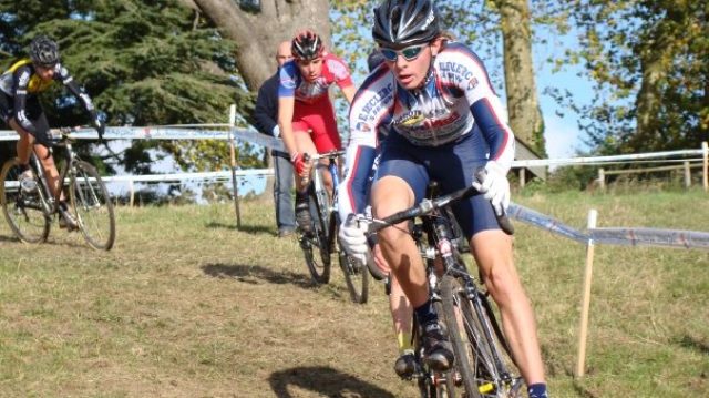 Cyclo-cross de Nozay (44) : Lecuyer, Ferasse et Derouint 