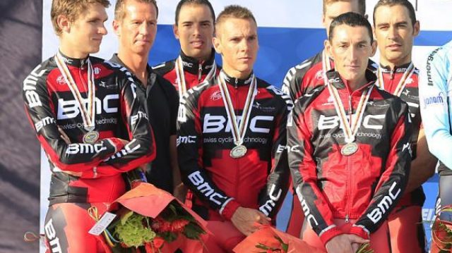 Le BMC Racing Team 2me du contre-la-montre par quipe du Mondial