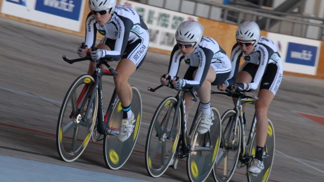 Les Bretonnes en finale de la poursuite par quipe Dames