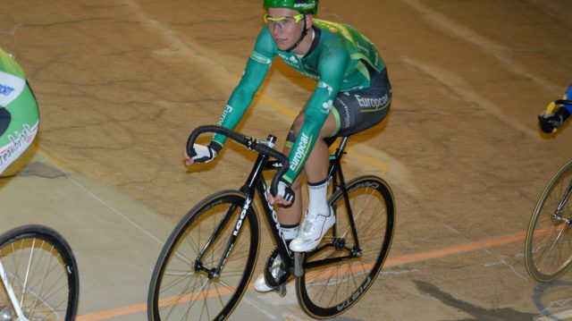 Bryan Coquard sur piste