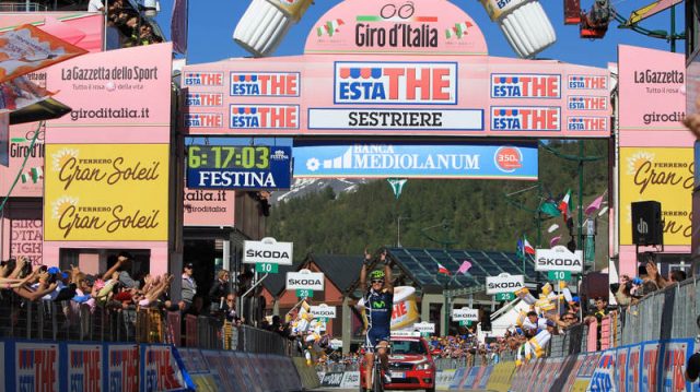Giro 20e tape : Kiryienka en solitaire