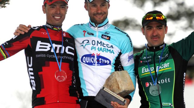  Le Podium  Pour Ballan Suivi De Deux Coquipiers Dans le Top 15 De Paris-Roubaix