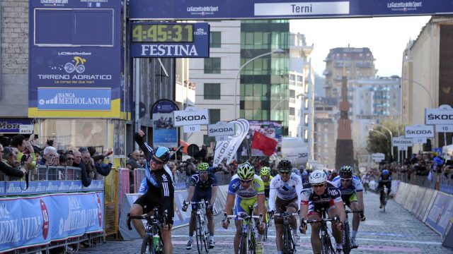 Tirreno-Adriatico - 3me tape : Boasson Hagen mate Greipel 