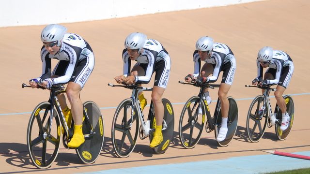 France Piste : les juniors Bretons en finale de la poursuite par quipes  