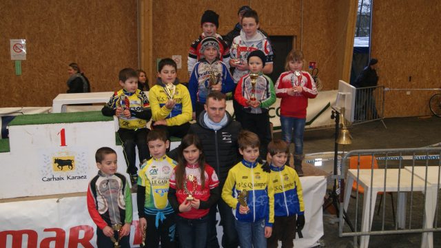 Cyclo-cross indoor de Carhaix: les rsultats  des coles de cyclisme