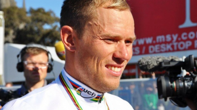 Hushovd avec Le Mvel en 2011