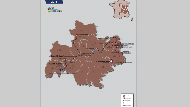 Tour de l’Avenir  : le parcours  2014 dvoil