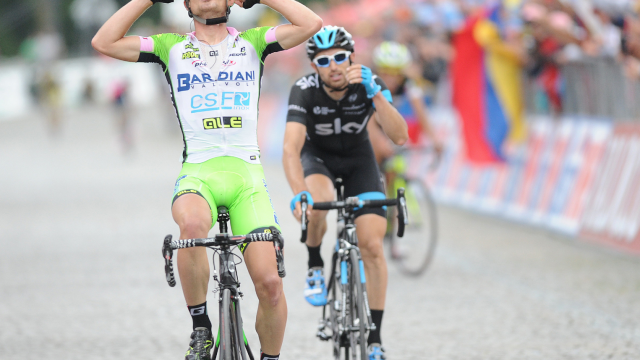 Giro# 14 : Battaglin au finish