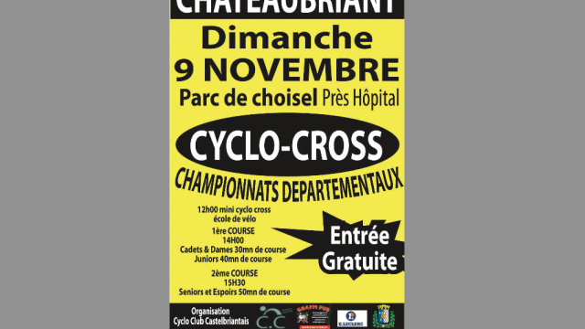 Cyclo-cross : dpartementaux 44