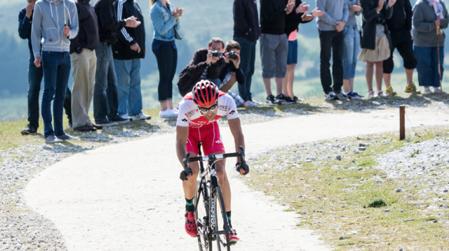 Gesbert avec Grellier sur le Tour de l'Avenir