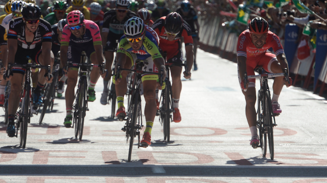 Vuelta #3: Sagan devant Bouhanni