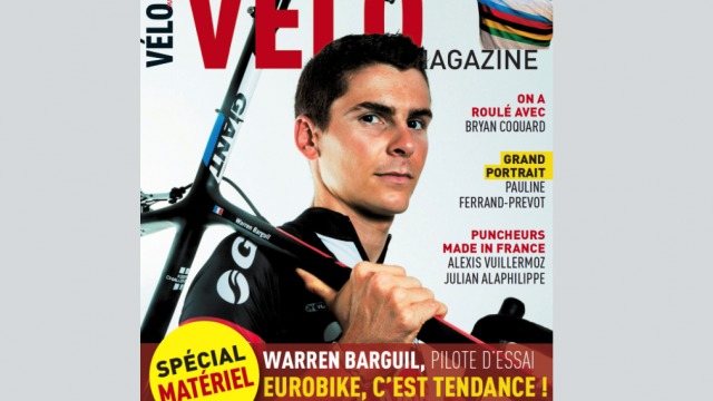 Barguil en une de Vlo Magazine