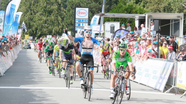 Tour du Limousin #2: Maikin (Gazprom - Rusvelo) / Le Roux et Delaplace  l'avant